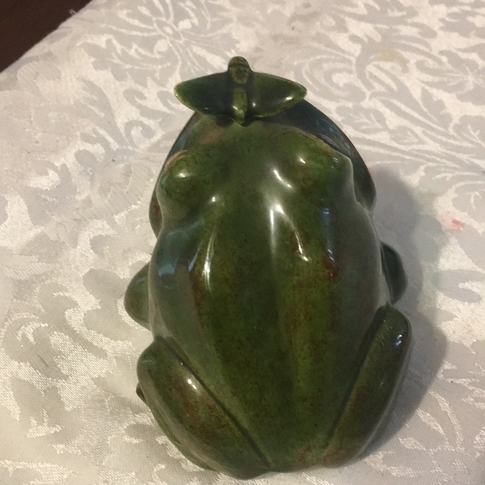 Vintage Ceramic frog sponge /scrubby holder - Picture 12 of 12